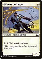 Gideon's Lawkeeper #MM3-7