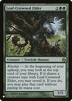 Leaf-Crowned Elder #MOR-128
