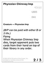 Phyrexian Chimney Imp #UB05