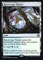 Razorverge Thicket #257s