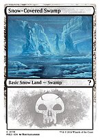 Snow-Covered Swamp #118
