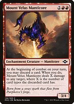 Mount Velus Manticore #136