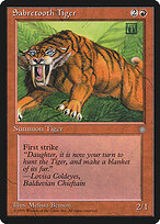 Sabretooth Tiger #215
