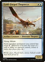Gold-Forged Thopteryx #31