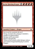 Kevin, Questing Dragon #RR08a