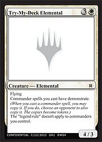 Try-My-Deck Elemental #RW04f