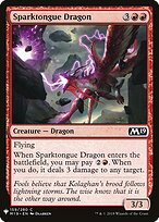 Sparktongue Dragon #M19-159