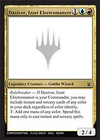 Daxiver, Izzet Electromancer #RZ09