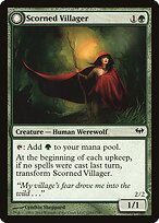 Scorned Villager // Moonscarred Werewolf #125