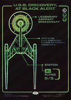 U.S.S. Discovery, at Black Alert #554