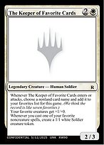 The Keeper of Favorite Cards #RW90c