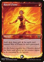 Rite of Flame #SS3-7