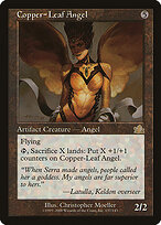 Copper-Leaf Angel #137