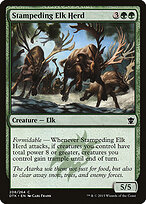 Stampeding Elk Herd #208