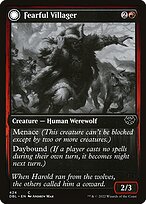 Fearful Villager // Fearsome Werewolf #424