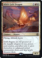Adult Gold Dragon #216a