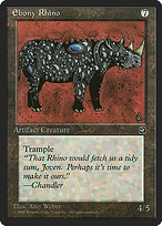 Ebony Rhino #106