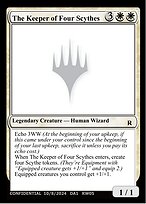 The Keeper of Four Scythes #RW05d