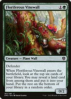 Floriferous Vinewall #163