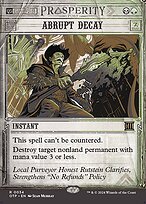 Abrupt Decay #34