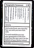 Yawgmoth's Testament #52