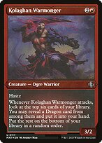 Kolaghan Warmonger #117