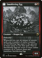 Smoldering Egg // Ashmouth Dragon #159