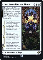 Urza Assembles the Titans #37s