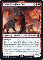 Zalto, Fire Giant Duke #171a