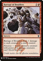 Barrage of Boulders #KTK-100