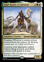 Sidar Kondo of Jamuraa #219