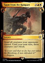 Taunt from the Rampart #481
