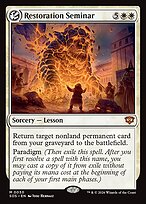 Restoration Seminar #30