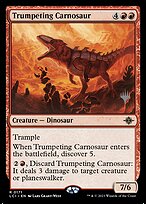 Trumpeting Carnosaur #171p