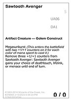 Sawtooth Avenger #UA06b