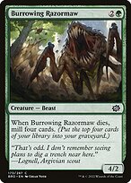 Burrowing Razormaw #173