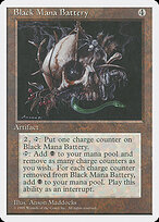 Black Mana Battery #298