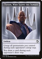 Teferi, Who Slows the Sunset Emblem #17