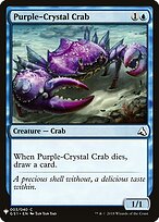 Purple-Crystal Crab #GS1-3