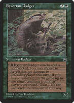 Rysorian Badger #96