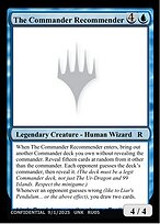 The Commander Recommender #RU05d