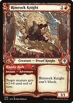 Rimrock Knight // Boulder Rush #294