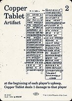 Copper Tablet #101
