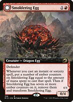 Smoldering Egg // Ashmouth Dragon #358