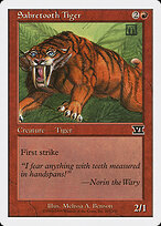 Sabretooth Tiger #203