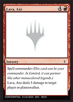 Lava, Axe #UR15