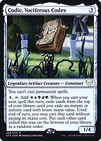 Codie, Vociferous Codex #253s