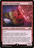 Goblin Cruciverbalist #110