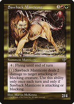 Sawback Manticore #281