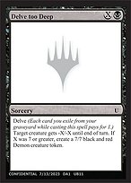 Delve too Deep #UB11